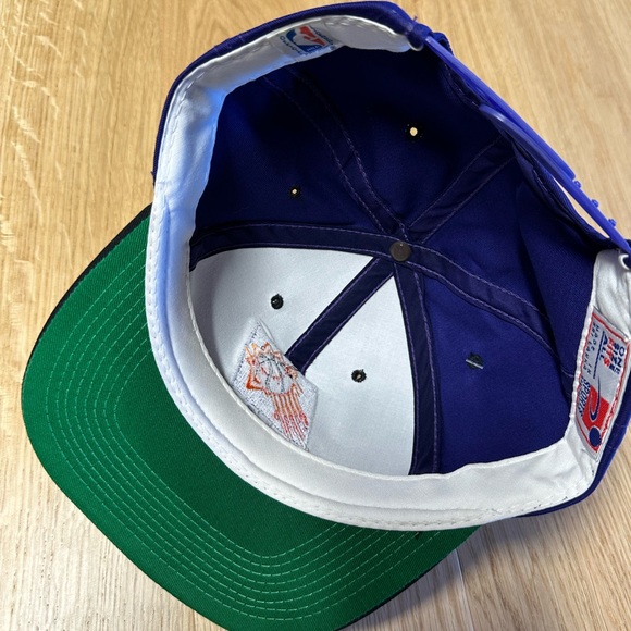 NWT Vintage 1990s Phoenix Suns Snapback Hat Purple And Black Nike - Picture 5 of 6
